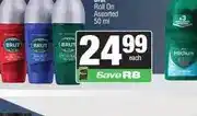 Spar Brut Roll On Assorted 50 ml offer