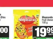 Spar Maynards Fruit Chews 100 g offer