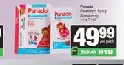 Spar Panado Paediatric Syrup Strawberry 12 x 5 ml offer