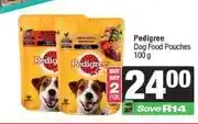 Spar Pedigree Dog Food Pouches 100 g - Buy 2 for offer