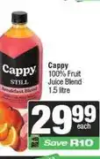 Spar Cappy 100% Fruit Juice Blend 1.5 litre offer