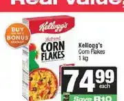 Spar Kellogg's Corn Flakes 1 kg offer