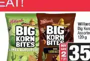 Spar Willards Big Korn Bites Assorted 120 g - Buy 2 for offer