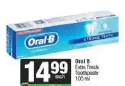 Spar Oral B Extra Fresh Toothpaste 100 ml offer