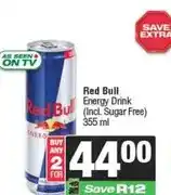 Spar Red Bull Energy Drink (Incl. Sugar Free) 355 ml - Any 2 offer