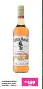 Game Captain Morgan Spiced Gold Spirit Aperitif 1 x 750 ml offer