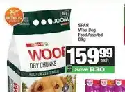 Spar SPAR Woof Dog Food Assorted 8 kg offer
