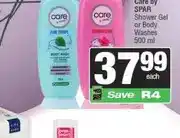 Spar Care by SPAR Shower Gel or Body Washes 500 ml offer