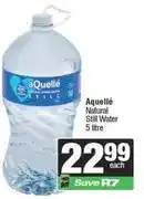 Spar Aquellé Natural Still Water 5 litre offer
