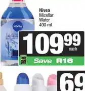 Spar Nivea Micellar Water 400 ml offer