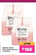 Brutal Fruit Ruby Apple Spritzer 6 x 275 ml - 2 for