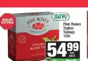 Spar Five Roses Tagless Teabags 100s offer