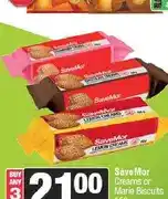 Spar SaveMor Creams or Marie Biscuits 150 g - Buy 3 for offer