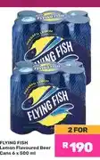 Game Flying Fish Lemon Flavoured Beer Cans 6 x 500 ml - 2 for offer