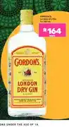 Game Gordon's London Dry Gin 1 x 750 ml offer