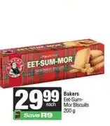 Spar Bakers Eet-Sum-Mor Biscuits 200 g offer