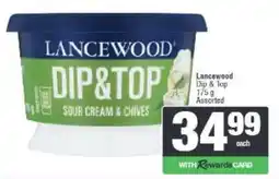 Spar Lancewood Dip & Top Sour Cream & Chives Assorted offer