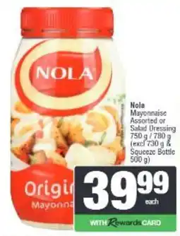 Spar Nola Mayonnaise Assorted offer