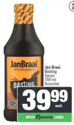 Spar Jan Braai Basting Sauce Assorted offer