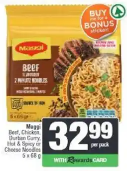Spar Maggi Beef Flavoured 2 Minute Noodles offer