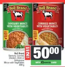 Spar Bull Brand Mince with Vegetables offer