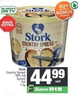 Spar Stork Country Spread offer