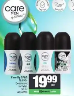 Spar Care By SPAR Roll On Deodorant for Men Assorted offer