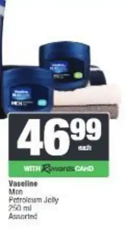 Spar Vaseline Men Petroleum Jelly Assorted offer