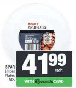 Spar SPAR Paper Plates offer