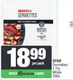 Spar SPAR Serviettes offer