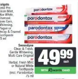 Spar Sensodyne toothpaste offer