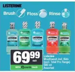 Spar Listerine Mouthwash Assorted offer
