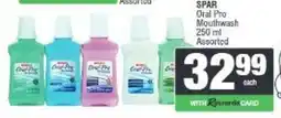 Spar SPAR Oral Pro Mouthwash Assorted offer