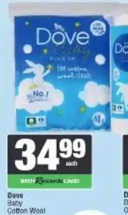 Spar Dove Baby Cotton Wool offer