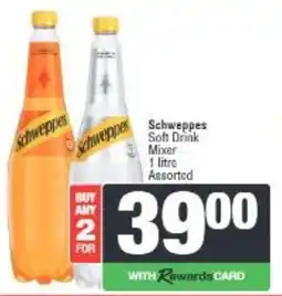 Spar Schweppes Soft Drink Mixer Assorted offer