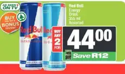 Spar Red Bull Energy Drink Assorted offer