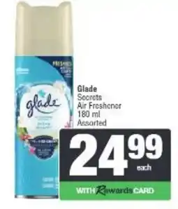 Spar Glade Secrets Air Freshener Assorted offer