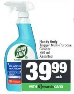 Spar Handy Andy Trigger Multi-Purpose Cleaner Assorted offer