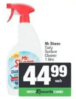 Spar Mr Sheen Daily Surface Cleaner offer