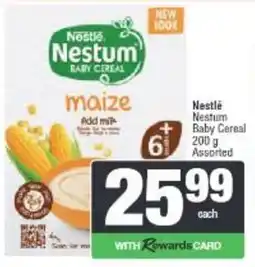 Spar Nestlé Nestum Baby Cereal maize Assorted offer