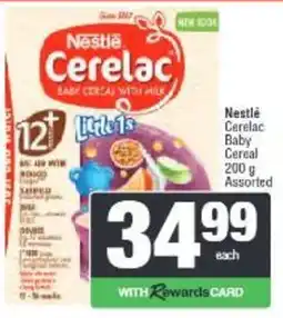 Spar Nestlé Cerelac Baby Cereal Assorted offer