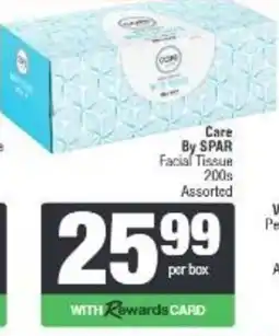 Spar Care By SPAR Facial Tissue Assorted offer