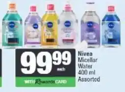 Spar Nivea Micellar Water Assorted offer
