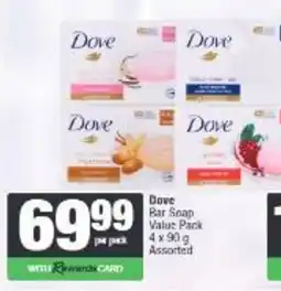 Spar Dove Bar Soap Assorted offer