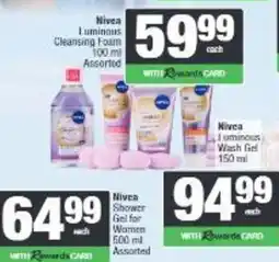 Spar Nivea Luminous Cleansing Foam Assorted offer