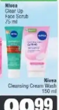 Spar Nivea Clear Up Face Scrub offer