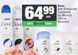 Spar Dove Anti Perspirant Deodorant for Women Assorted offer