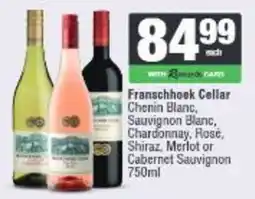 Spar Franschhoek Cellar offer
