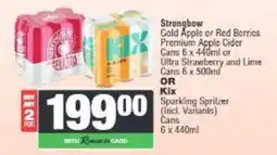 Spar Strongbow Kix Sparkling Spritzer offer