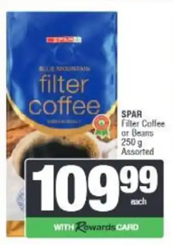 Spar Blue Mountain filter coffee Assorted offer